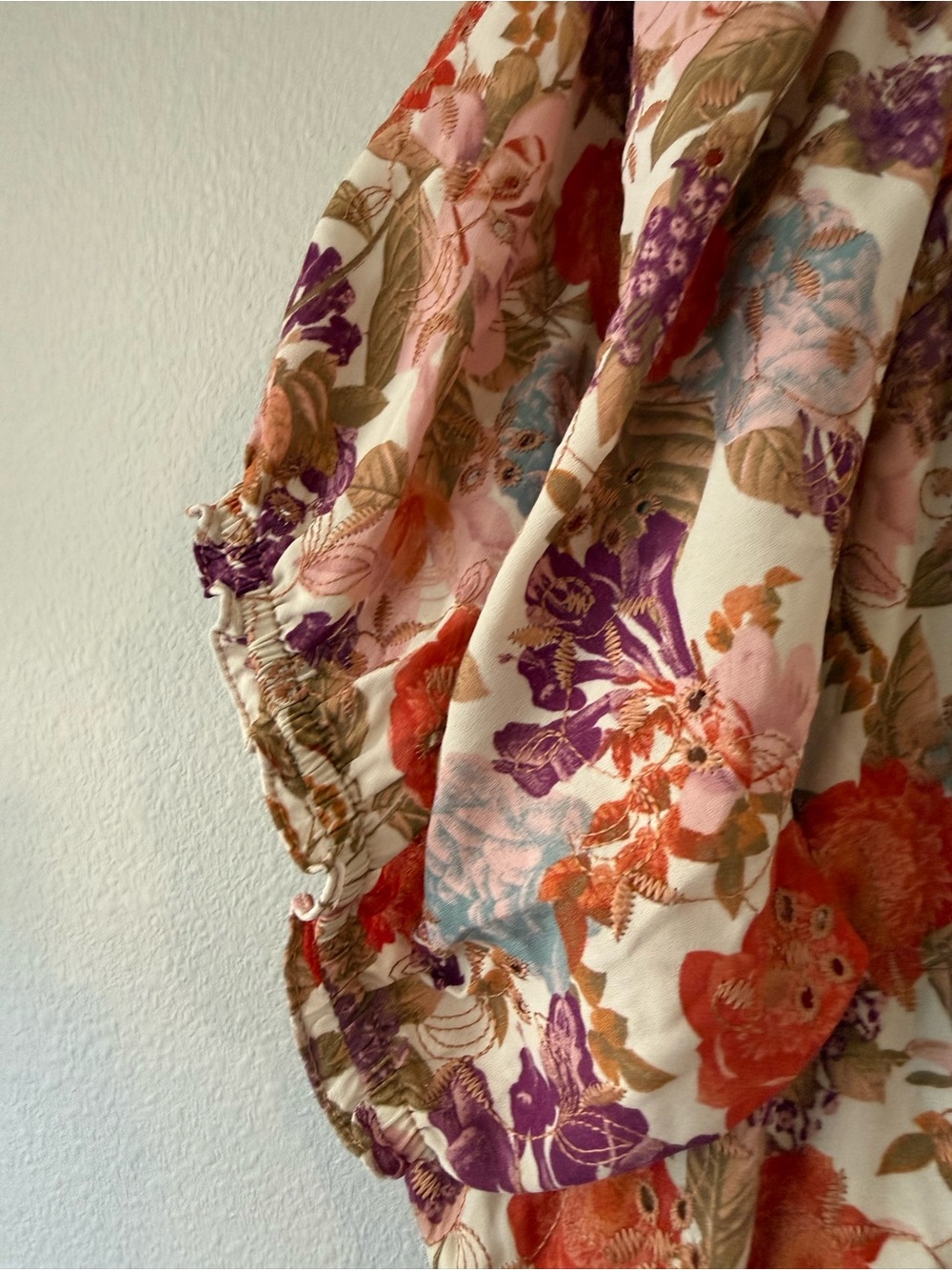 Torrid Boho Floral Peasant Top - Picture 4 of 10
